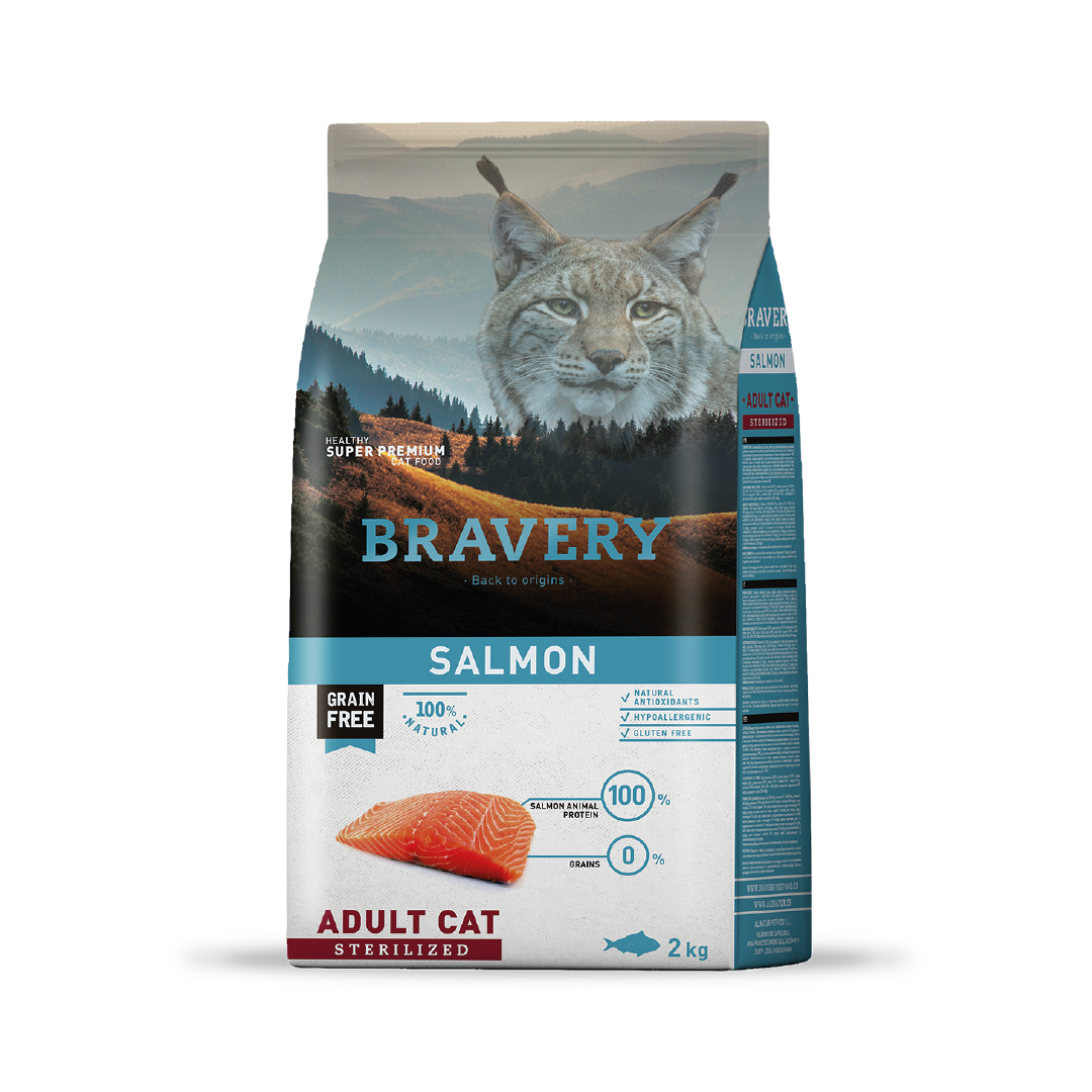 Bravery Adult Cat Sterilized Salmon