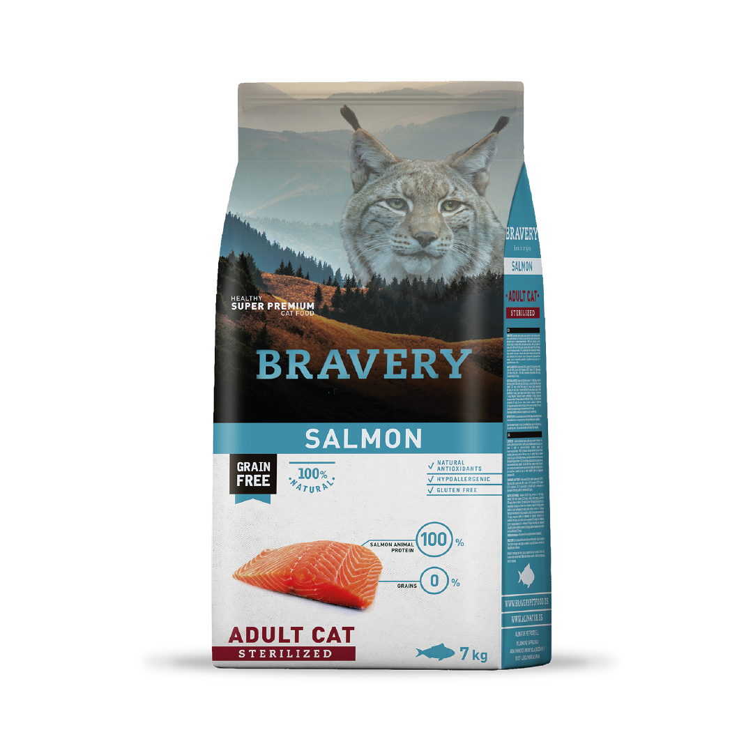 Bravery Adult Cat Sterilized Salmon