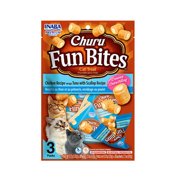 Churu Fun Bites Pollo con Atun y Ostion