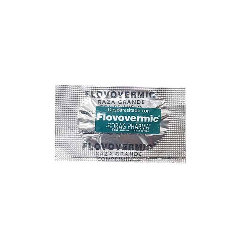 Flovovermic Perros Raza Grande 1 Comprimido. Antiparasitario interno