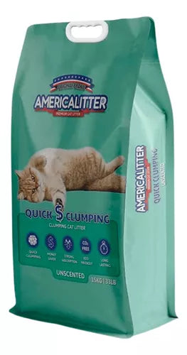 America Litter Quick Clumping Baby Powder 7 Kg