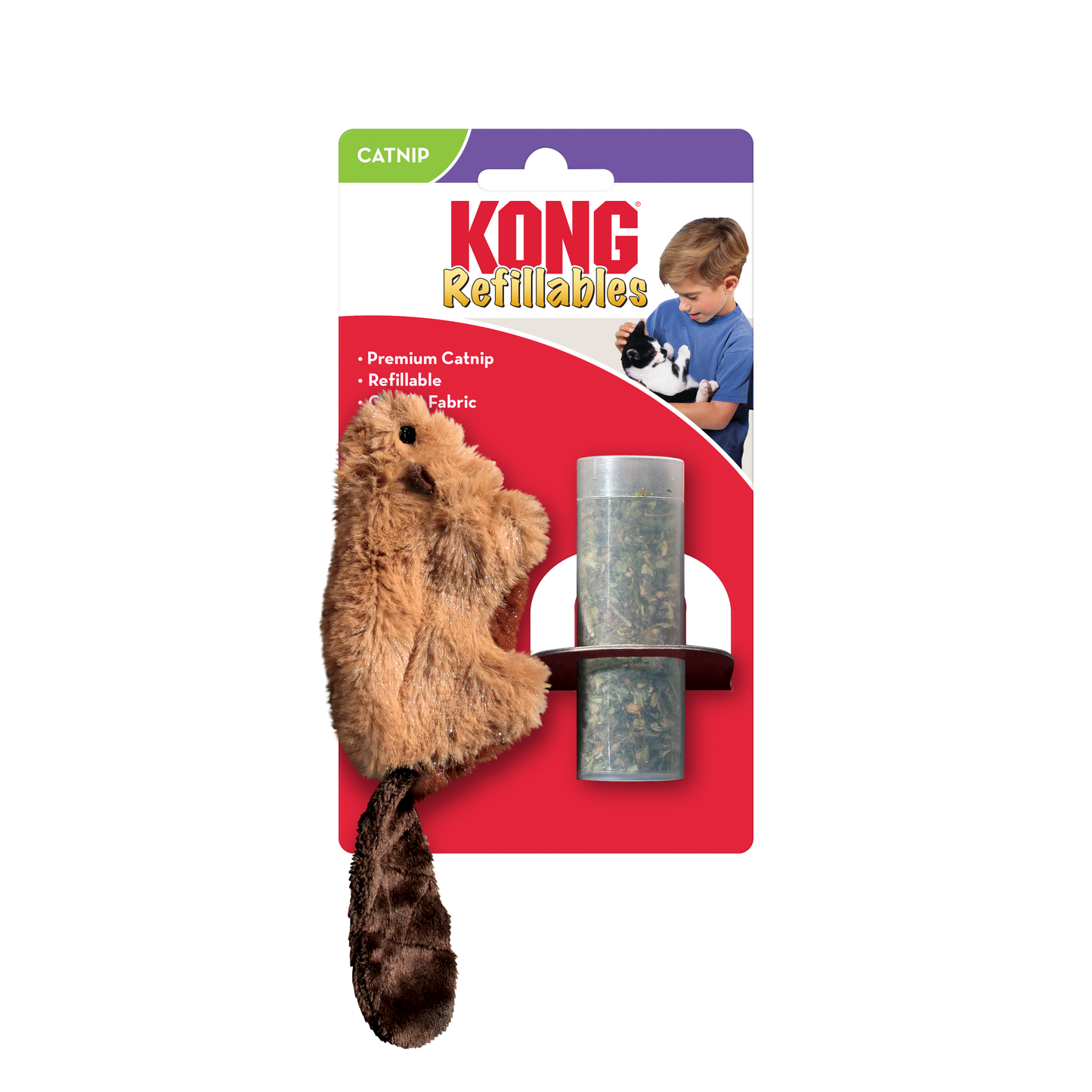 Kong Cat Squirrel Catnip