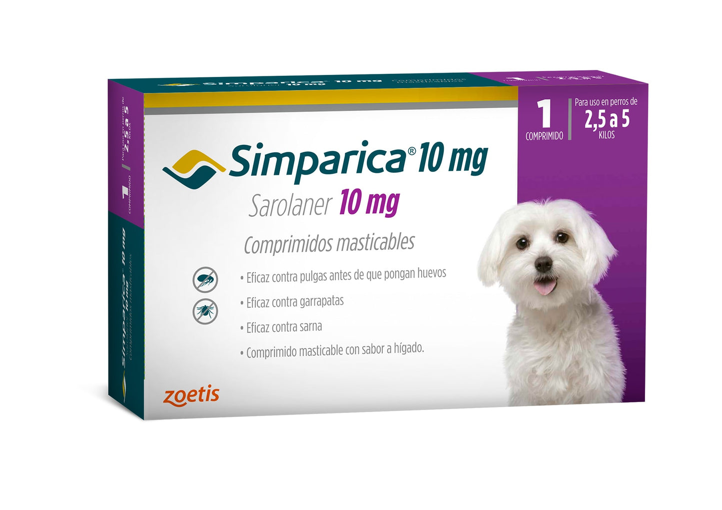 SIMPARICA 1 COMPRIMIDO
