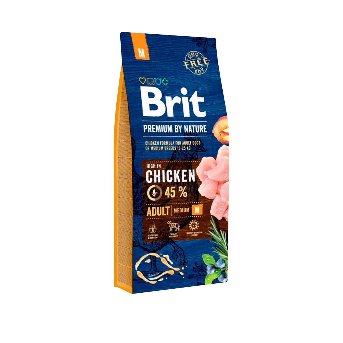 Brit Premium By Nature Adult Medium 15 kg pollo