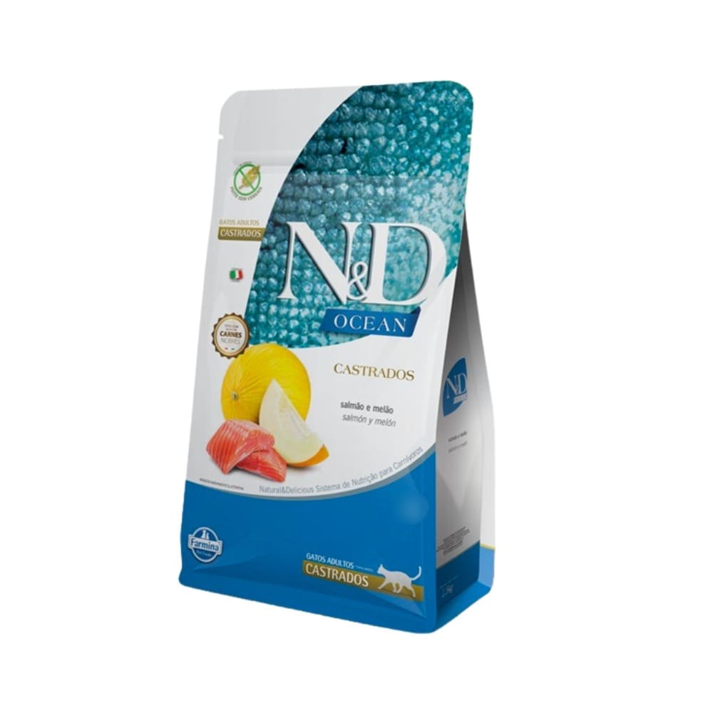N&D Prime Feline Salmon Castrados 1.5 kg