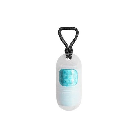 POOP BAG DISPENSER ZEEDOG TRANSPARENT + 1 ROLL
