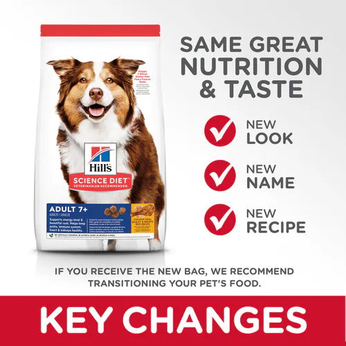 Hills Science Diet Adult 7+ Senior Dry Dog Food 3 kg