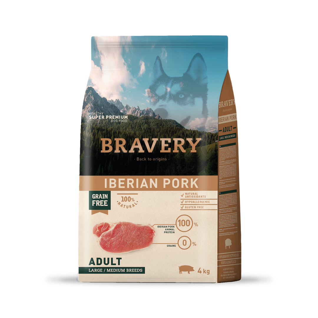 Bravery Iberian Pork Adult large/Medium Breeds