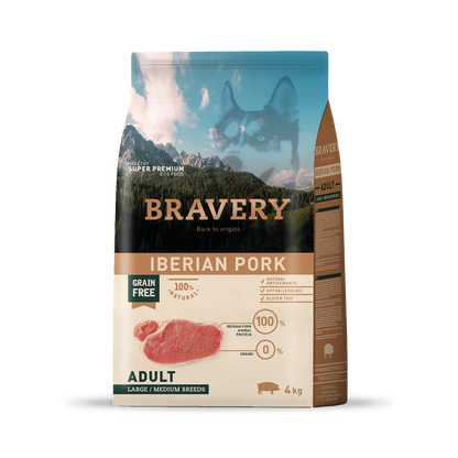 Bravery Iberian Pork Adult large/Medium Breeds
