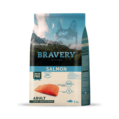 Bravery Salmon Adult Large / Medium Breeds