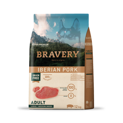 Bravery Iberian Pork Adult large/Medium Breeds