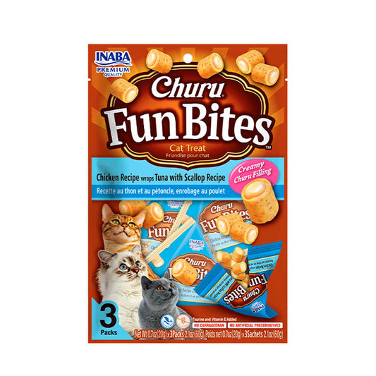 Churu Fun Bites Pollo con Atun y Ostion