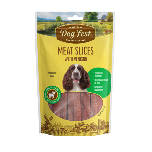 DogFest Rebanadas de Venado 90Gr