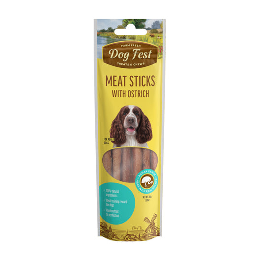 DogFest Sticks Carne de Avestruz 45Gr