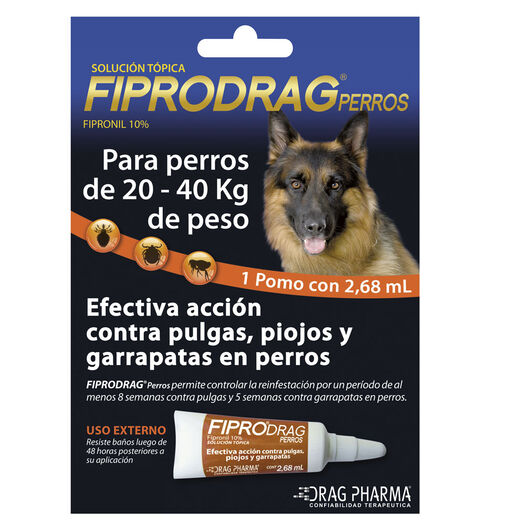 FIPRODRAG PERROS 20-40KG 2.68ML