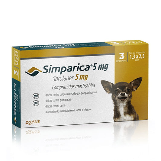 SIMPARICA 3 COMPROMIDOS