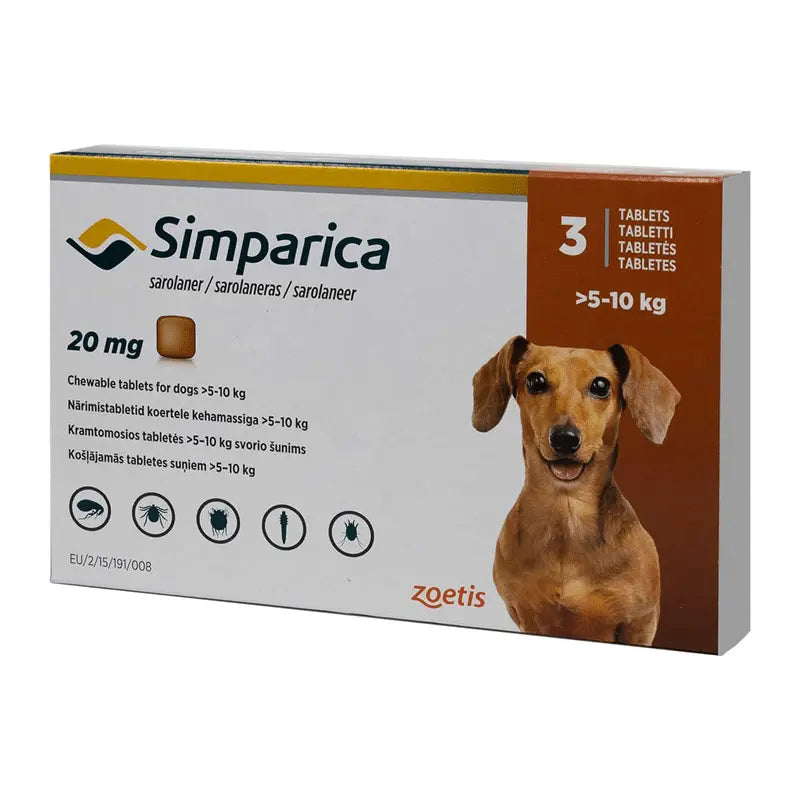 SIMPARICA 3 COMPROMIDOS
