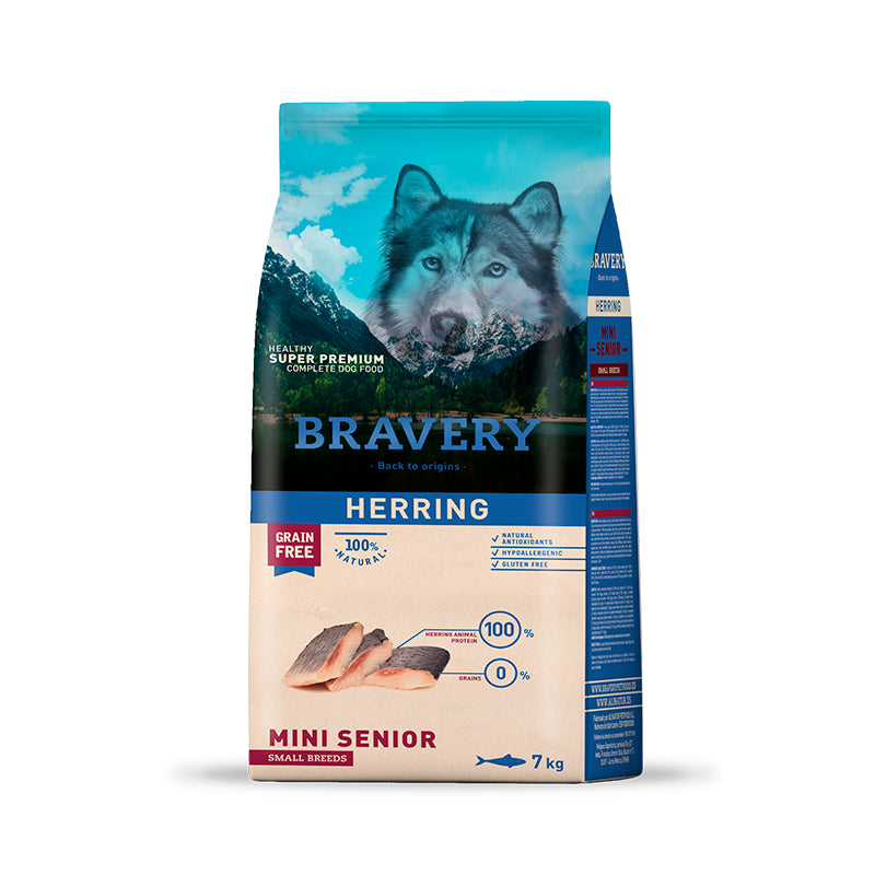 Bravery Herring Mini Senior Small breeds + 8 Years Old