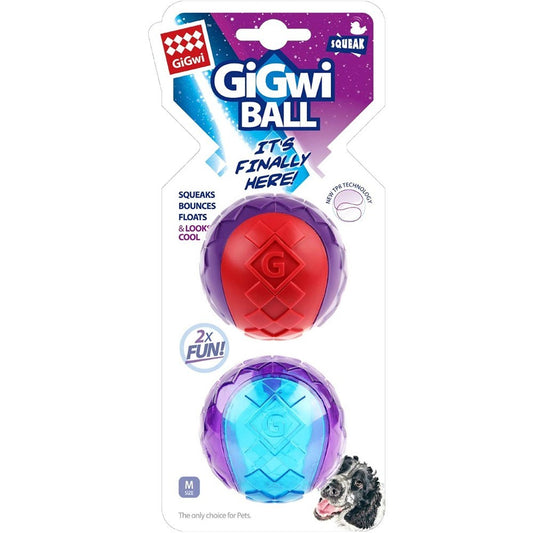 GIGWI BALL MEDIUM SIZE DISPLAY 2 PELOTAS