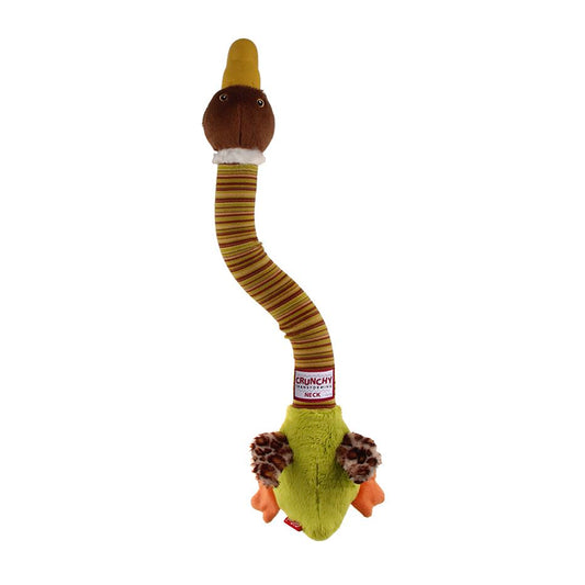 Crunchy neck pato M con sonido GiGwi