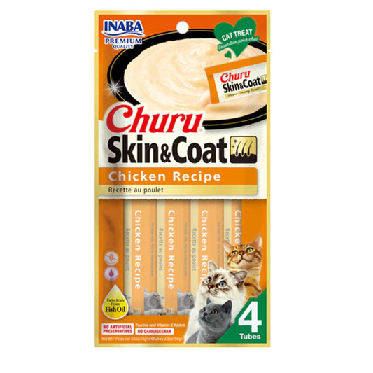 Churu Skin & Coat pollo Recipe 4 Und