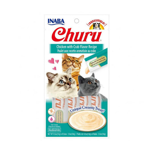 CHURU POLLO Y SABOR CANGREJO SOBRE - GATO