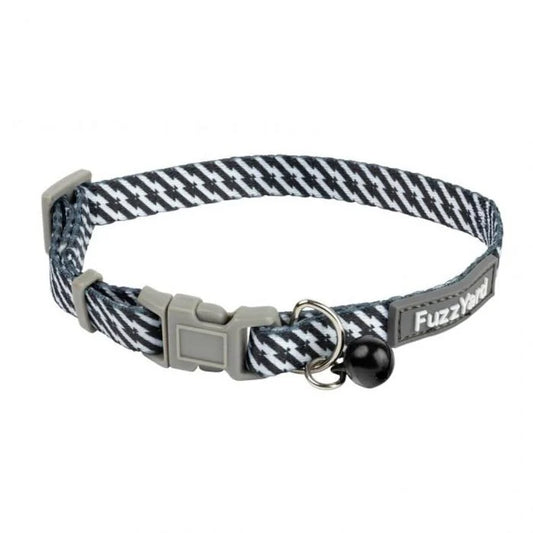 COLLAR FUZZYARD PARA GATO BLACK & WHITE (20-30 CM)