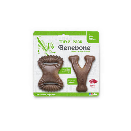 Benebone Tiny Pack 2 Real Bacon
