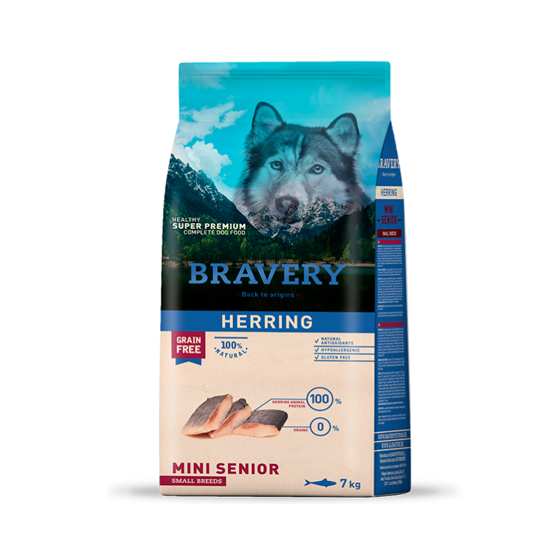 Bravery Herring Mini Senior Small breeds + 8 Years Old