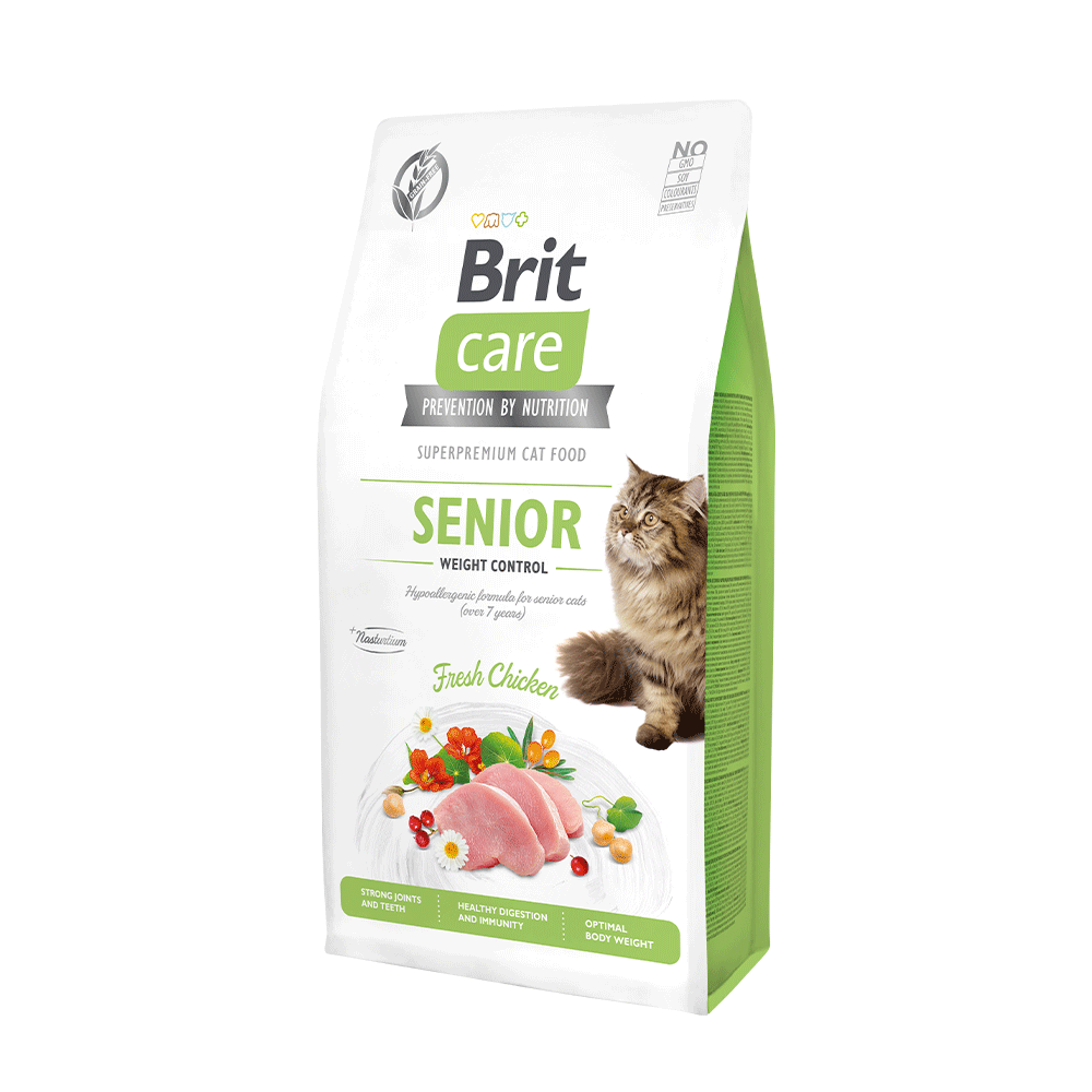 Brit Care Cat Senior Weight Control - Fresh Chicken 2 Kg