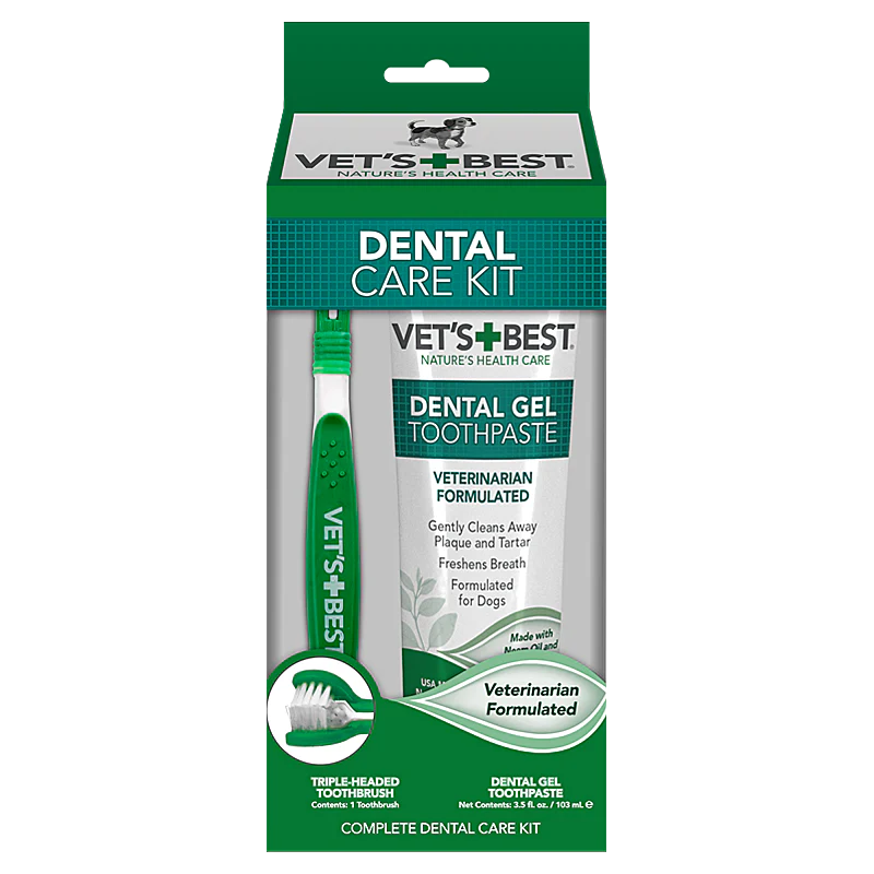 Vet's Best Gel dental con cepillo de dientes (3.5oz/100g)