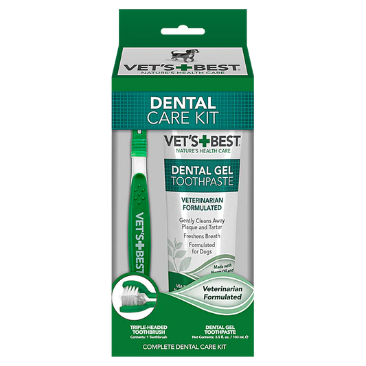Vet's Best Gel dental con cepillo de dientes (3.5oz/100g)