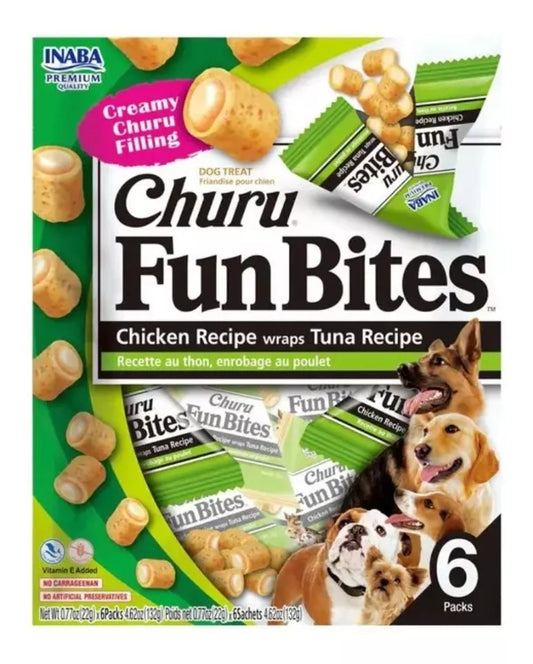 Churu Fun Bites Pollo y Atun – Perro