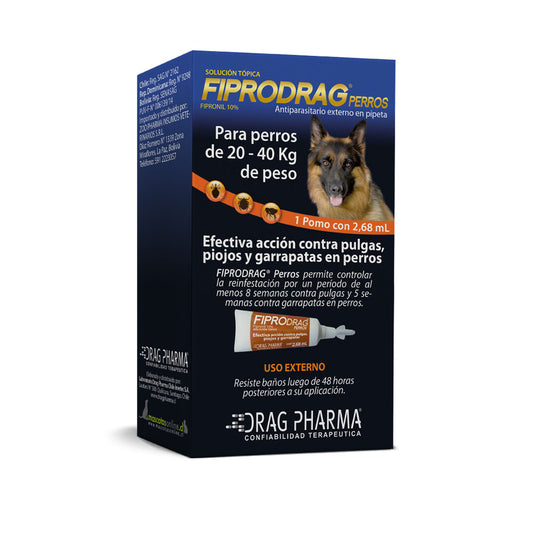 FIPRODRAG  Perro 2.68 ML 20-40 KG