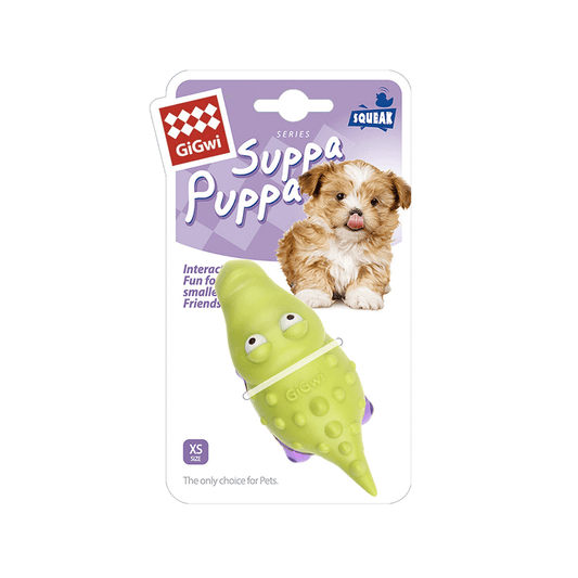 GiGwi Juguete Suppa Puppa Cocodrilo Verde y Morado XS