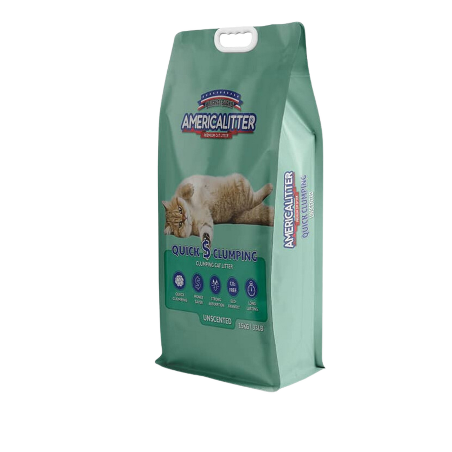 America Litter Quick Clumping Baby Powder 7 Kg