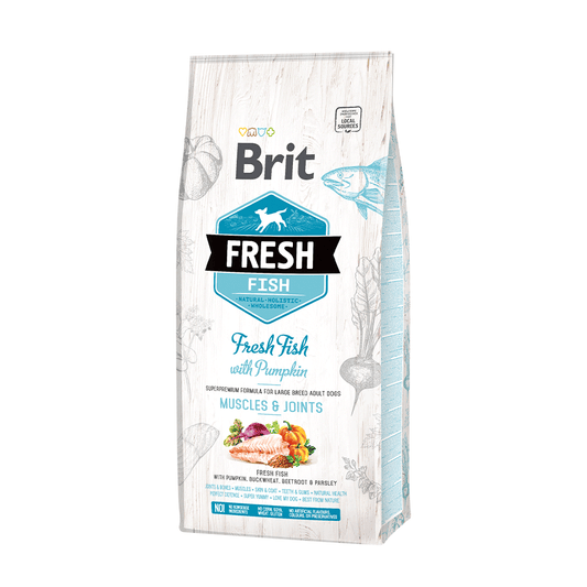 Brit Dog Fresh Fish with Pumpkin Adult Large 12 Kg