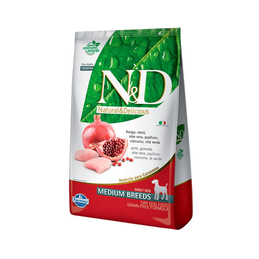 N&D Prime Pollo y Granada Adult Medium Breed 2.5 kg