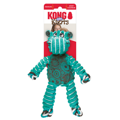 Kong Floppy Knots Hippo (nudos flexibles) S/M
