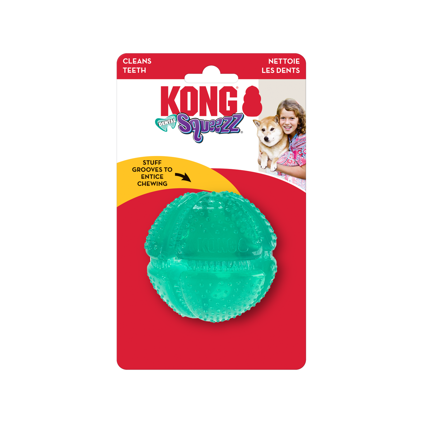 Kong Squeezz Dental Ball M