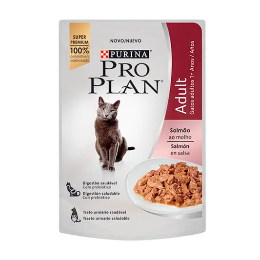 PRO PLAN GATOS ADULTO SALMON 15*85G