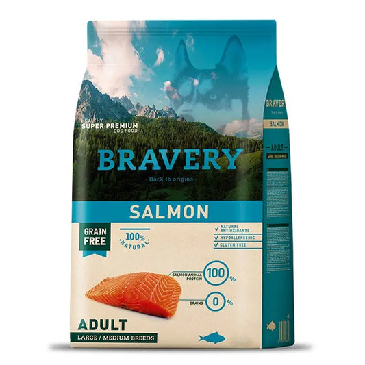 Bravery Salmon Adult Large / Medium Breeds