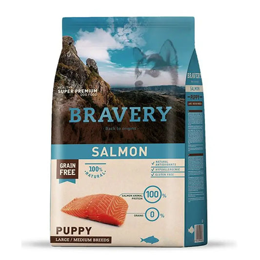 Bravery Salmón Puppy Large / Medium Breeds