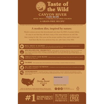 Taste of the Wild Felino Canyon River (Trucha) 2 Kg