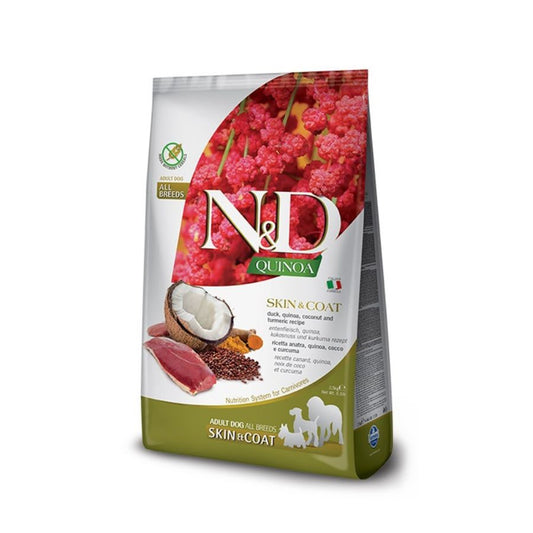N&D Quinoa Skin & Coat Pato Adult Mini 2.5 Kg