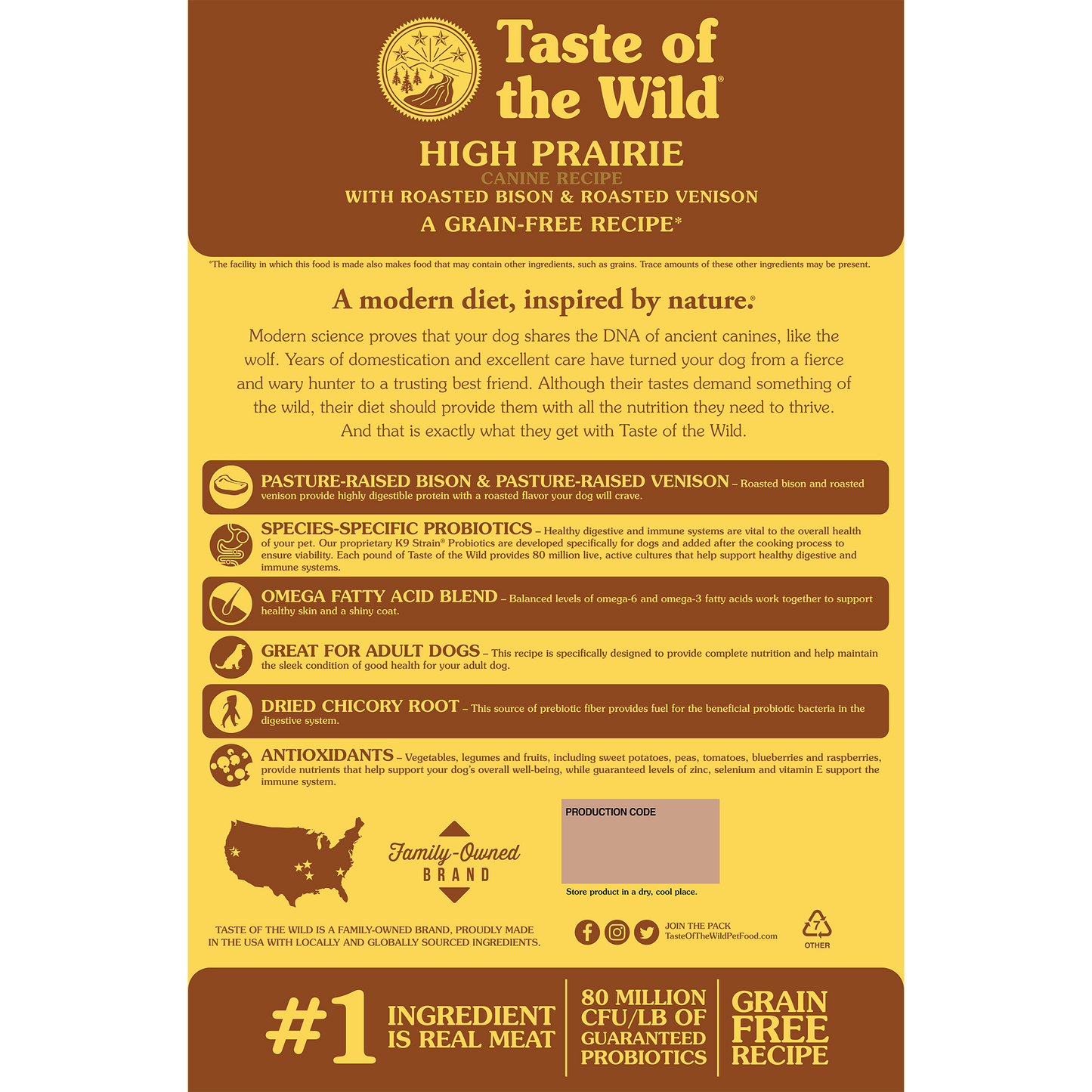 Taste of the Wild High Prairie Adulto (Bisonte)