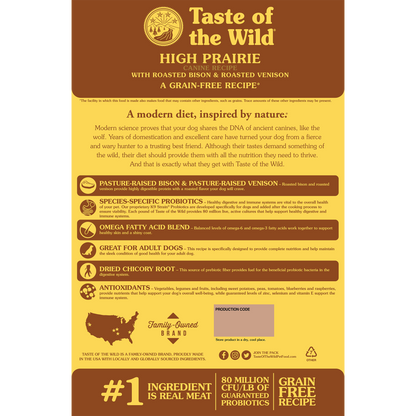 Taste of the Wild High Prairie Adulto (Bisonte)
