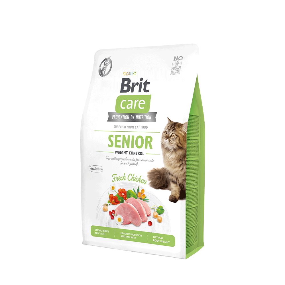Brit Care Cat Senior Weight Control - Fresh Chicken 2 Kg
