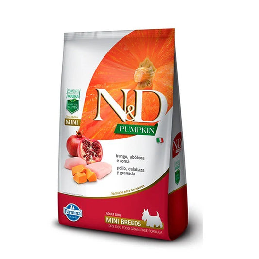 N&D Pumpkin Canine Adulto Frango Mini Breeds 2.5 Kg
