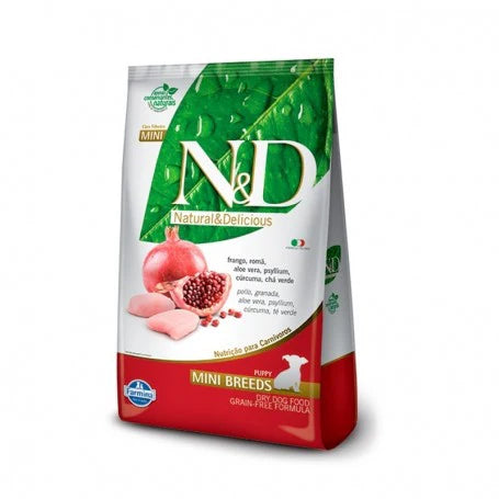 N&D Prime Canino Puppy Frango y Granada Mini Breeds 2.5 kg